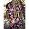 Men's New Hawaiian Short-Sleeved Shirt Shorts Set Summer Daily Travel Shirt Beach Casual Drawstring Shorts Jungle Print Set