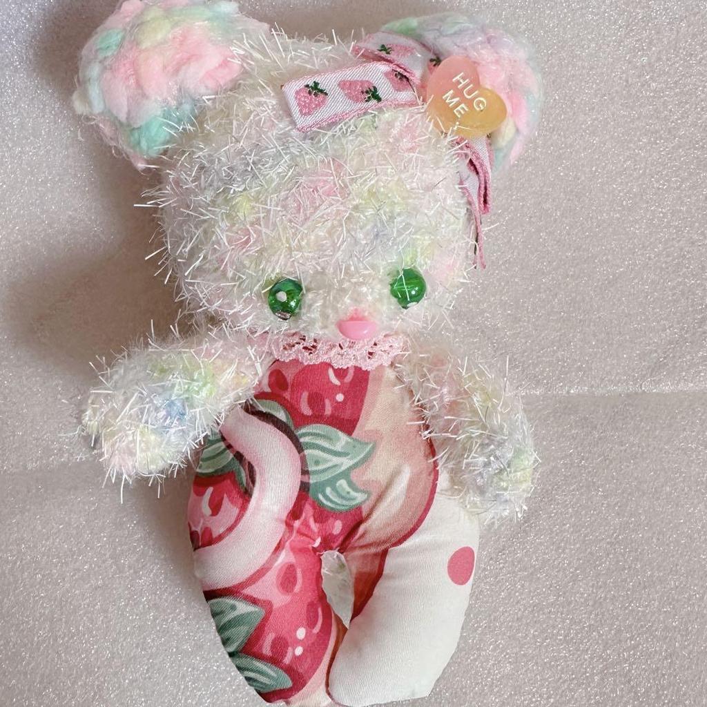 [USED] Hoppeya Artist Wool Rabbit Bear Teddy Bear Handmade Plush Toy