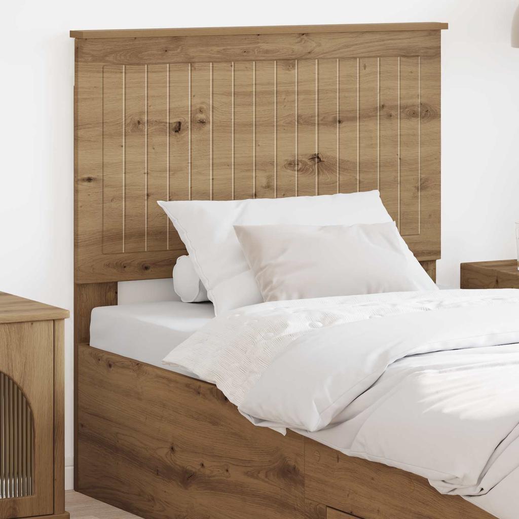 Headboard in Artisan Oak Finish 90 cm Particleboard