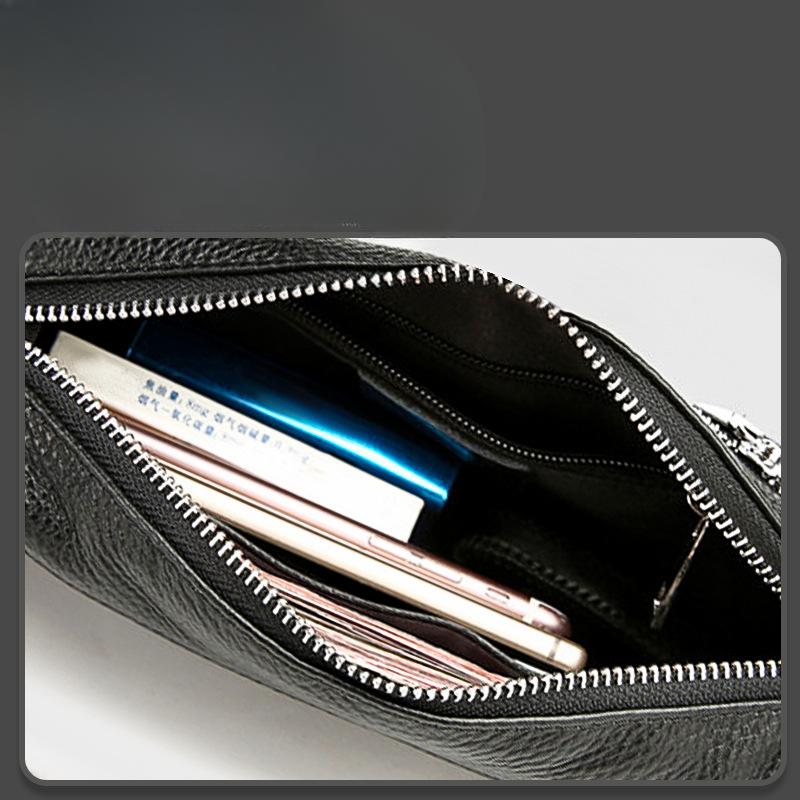 Genuine Leather Grab Bag Genuine Leather Grab Bag for Men Business Fashion Hold Men's Fashion Bag