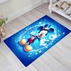 1pc Mickey Pattern Area Rug Soft Flannel Floor Mat for Living Room,Office,Bedroom and Carpet