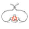 Women's Openable Titanium Steel Essential Oil Diffuser Bracelet