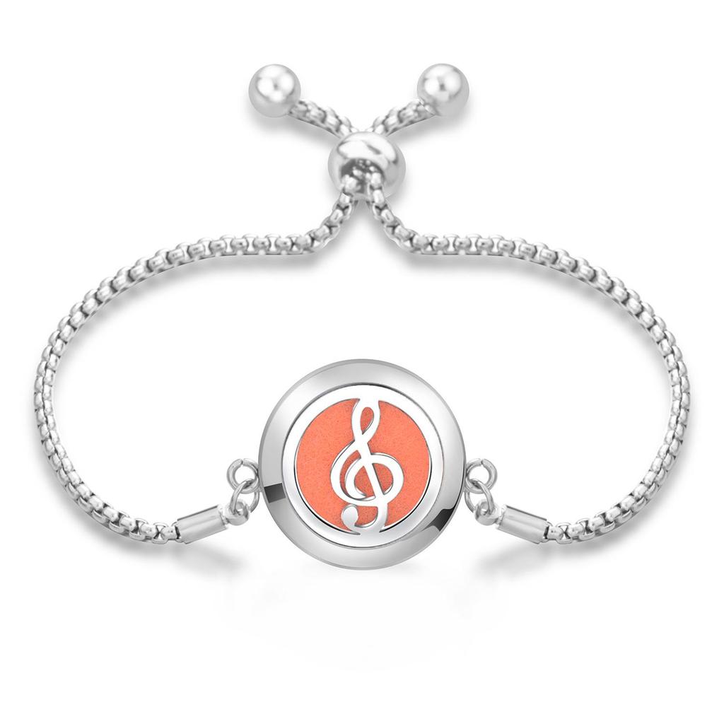 Women's Openable Titanium Steel Essential Oil Diffuser Bracelet