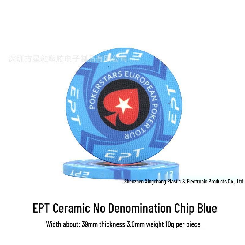 Texas Hold'em Keramiske Mahjong-chips for Kort- og Sjakkrom