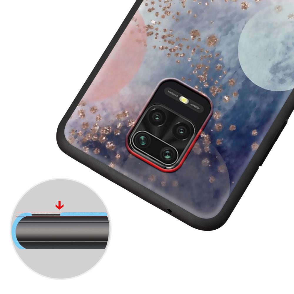 Schicke Marmor-Goldfolienhülle für Xiaomi Redmi Note 9S 9 8 10 11 Pro 9C 9A 7 8T 7A 8A 6A 6 10S Schwarze weiche Silikon-Telefonabdeckung Coque