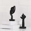 2 PCS Statue, Black Abstract Art Sculpture Modern Decoration Desktop Christmas New Year Gift,zxl