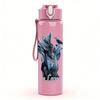 1PC Blue Demon Fantasy Dark Grunge Print 750ml Portable Sports Water Bottle Leakproof Gym Outdoor Travel Drink Cup