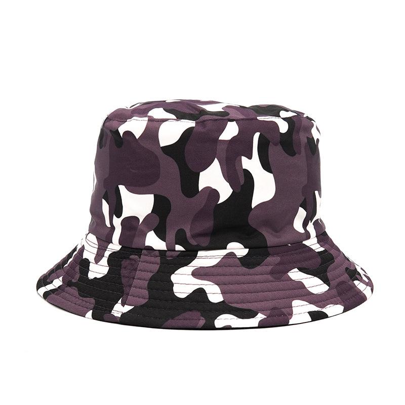 Fashion Women Men Camouflage Bucket Hat Outdoor Sports Travel Beach Caps Fishermen Cap Sun Hats For Women Men