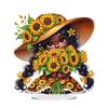 Acryl Sonderform Engel Sonnenblume Diamant Malerei Tischdekorationen Set Strasssteine Desktop-Ornamente für Erwachsene Anfänger