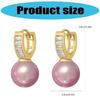 Fashionable Freshwater Pearls Earrings Designed With Premium Sturdy Copper Great for Enhancing Elegant and Styles