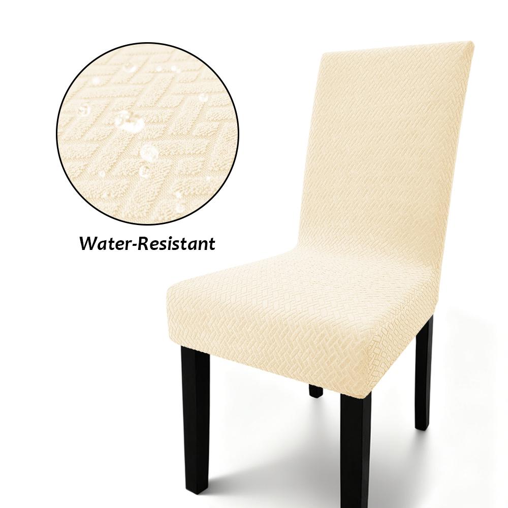 

Adjustable Waterproof Chairs Case Seat Cover High Elastic Dining Chair Cover Dining Room Wedding Banquet Home Decoration 1pc