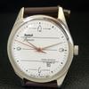 VINTAGE HMT JANATA HAND-WINDING INDIAN MENS WHITE COLOR DIAL WATCH a700052-5 R201-a700052