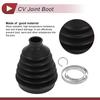 HEROFFIX 1 Set CV Joint Boot Kit for BMW X5 2000-2006 Outer Constant Velocity Joint Boot W/Clamp #31607565316 Black Rubber