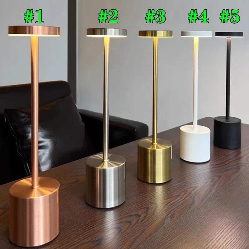 Bedside Small Night Lights Scene Decoration Atmosphere Light Dining Table Bar Atmosphere Tri Color Light Desk Lamp Equipped With Usb Charging Cable