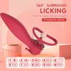 Klitoris-Sauger-Vibrator Zungenlecken Nippel Vagina-Massagegerät Klitoris-Stimulator Weibliche Masturbation Sexspielzeug für Frauen Erwachsene 18