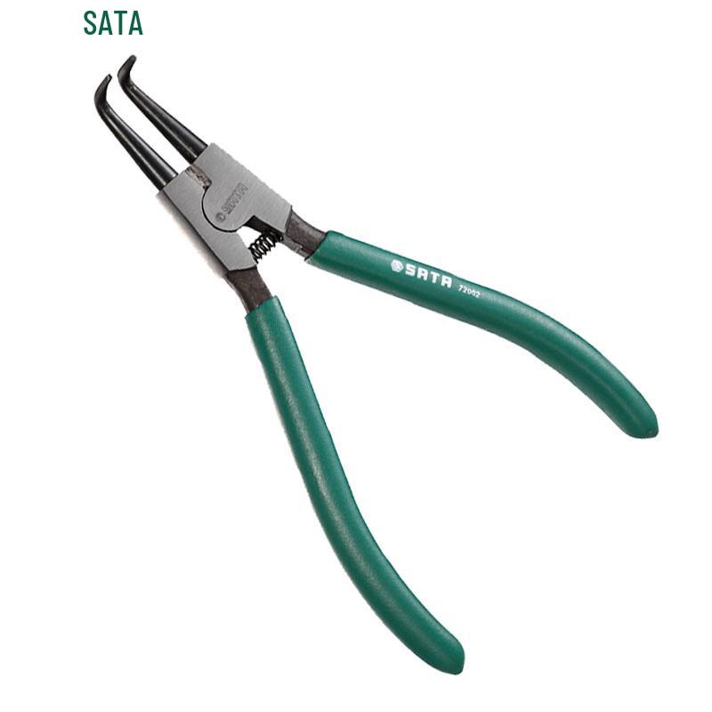 SATA 72002 Bent Nose External Circlip Pliers 7-inch