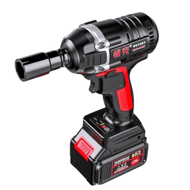 Brushless Lithium Electric Impact Wrench: Rechargeable, High-Torque Tool for Scaffolding and Carpentry