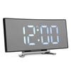 Digitální budík LED Zrcadlový displej Teplota Snooze Table USB Ložnice