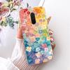Para Xiaomi Pocophone F1 Funda Lujo Lazo Flores Pintadas Cubierta 6.18'' Suave TPU Funda para Teléfono Para Xiaomi Poco F1 PocoF1 Fundas Bumper