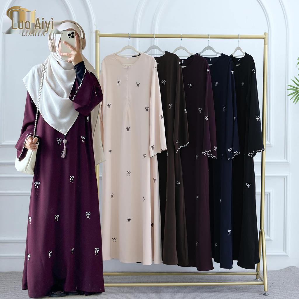 Loriya 2025 Middle East Bow Embroidered Dress LR1000