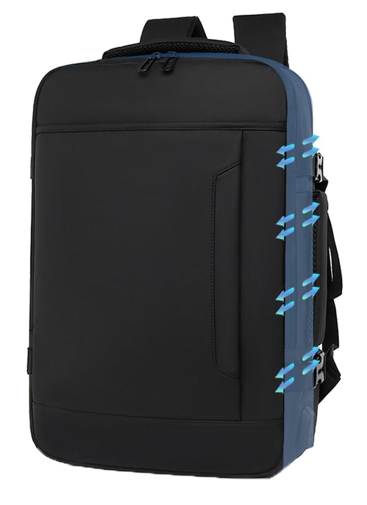 Large Computer Many High School For Black [HeiDiga] Men's Backpack, Capacity, Waterproof, Business, Rucksack, 17-inch PC, Storage, Pockets,