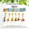 Keychain Set Buzz Lightyear Woody Rex Forky Mr Potato Head PVC Pendant Bell Key Chain For Bag Accessories Gift For Fan