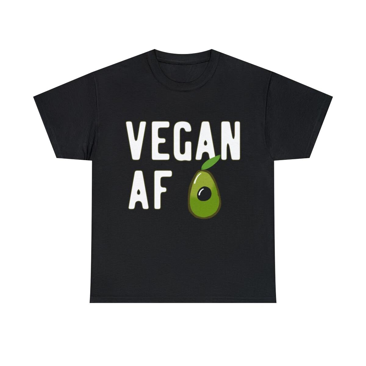 Vegan AF Graphic Tee Shirt, S-5XL S
