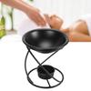 Metal Essential Oil Burner Wax Melt Warmer Fast Heat Conduction Metal Iron Tealight Wax Candle Burner for Home Living Room Office Type B