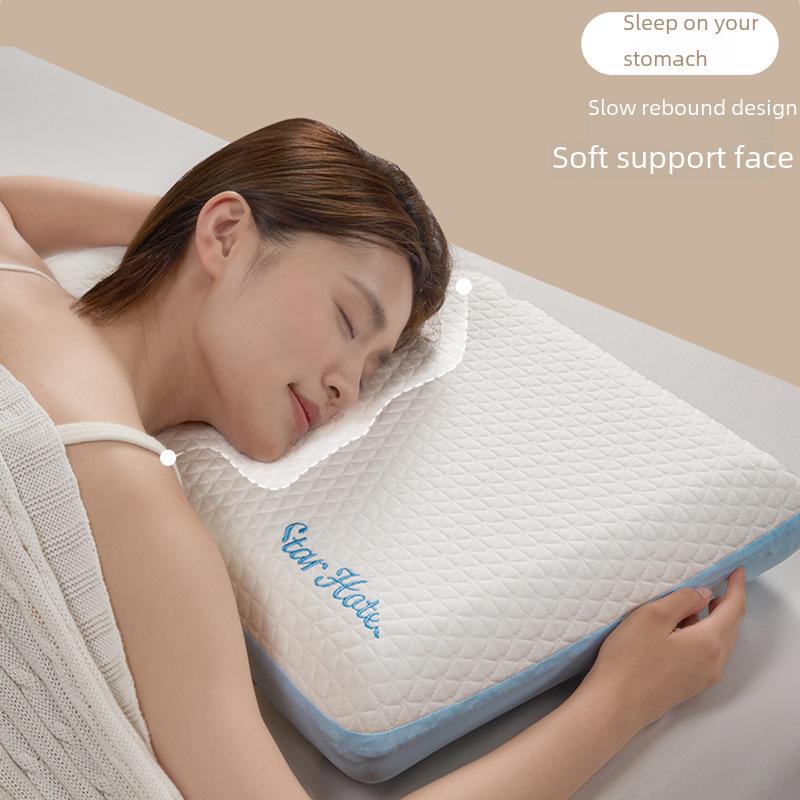 Luxury Memory Foam Pillow Pair - Ergonomic Design for Cervical Support & Better Sleep