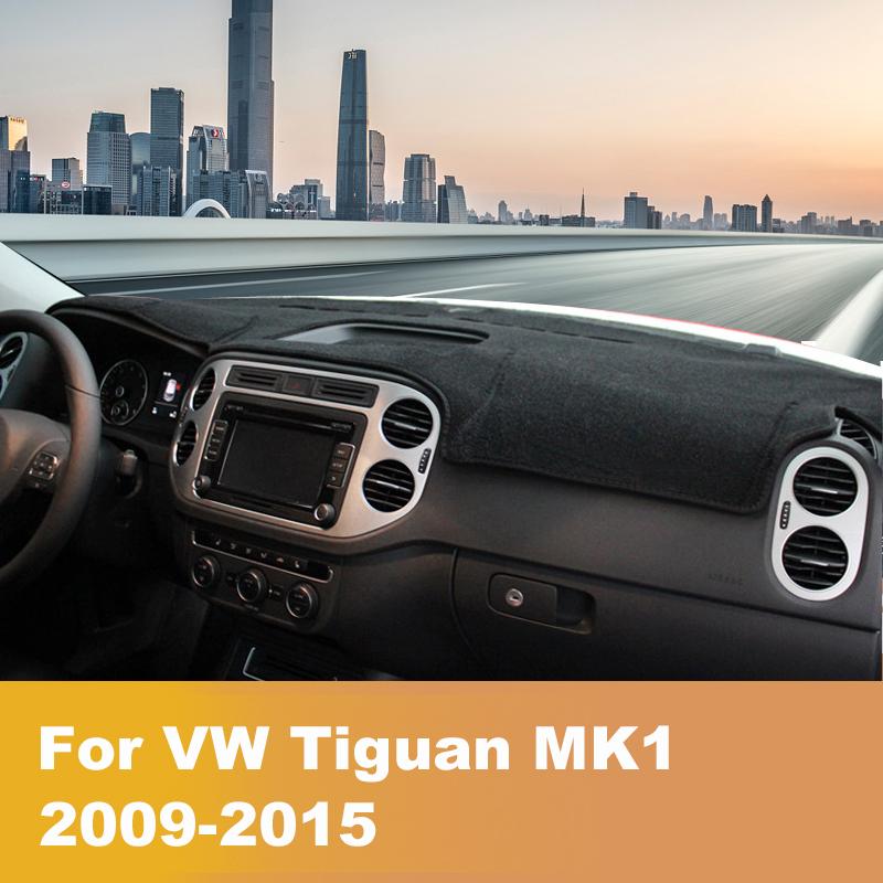 For Volkswagen VW Tiguan mk1 mk2 2009-2018     Car Dashboard Cover Shading Mat Sun Shade Pad Carpet Accessories
