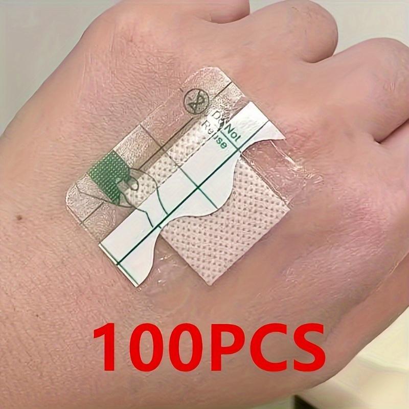100 Pieces Transparent Breathable Heel Stickers, Bathroom Stickers, Suitable for Swimming and Bath Shoes Anti-Wear Stickers