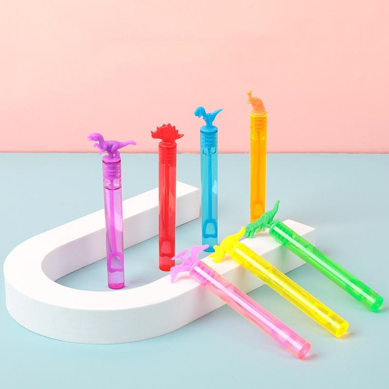 Dinosaur Bubble Tube Soap Bottle Dino Birthday Party Decoration Wedding Birthday Guests Gifts Baby Shower Suppies Kids Toys