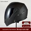 DOT Certified Flip-up Full Face Motorcycle Helmet with Double Visor for Electric Vehicles