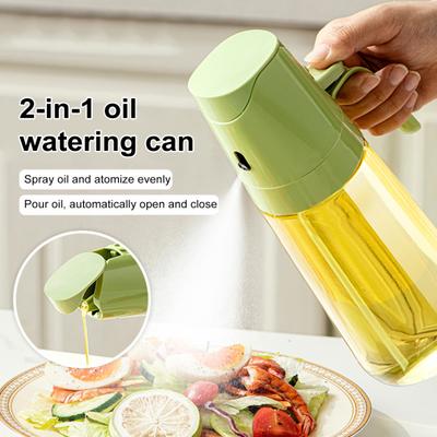 Spruzzatore d'olio per cucinare 2 in 1 Erogatore e spruzzatore d'olio