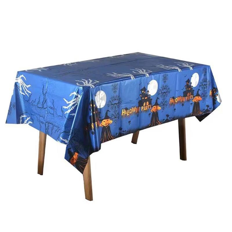 Bloody Table Cover Bloody Handprints Tablecloths Rectangle Scary Table Cover for Halloween Spooky Party Decorations