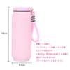 IOLOYU 500ml Stainless Steel Thermos Water Large with Vacuum Carrying Strap Suitable for Girls and Carrying Strap Coffee Mug Bottle, Capacity,