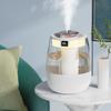 USB Humidifier for Bedroom 1.3L Cool Misting Humidifier with Night Light Humidifier Digital Display for Home Plant Room X7XA