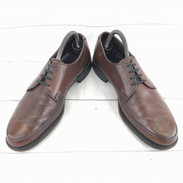 USA 70s-80s Vintage/NUNN BUSH/Goodyear Welt Leather U-Tip Shoes/8.5/26.0-26.5/Brown/Business(USED)