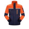 Men's Polyester Long Sleeve Workwear Set with Reflective Strips - Durable, Thickened for Spring/Autumn Construction and Auto Repair.