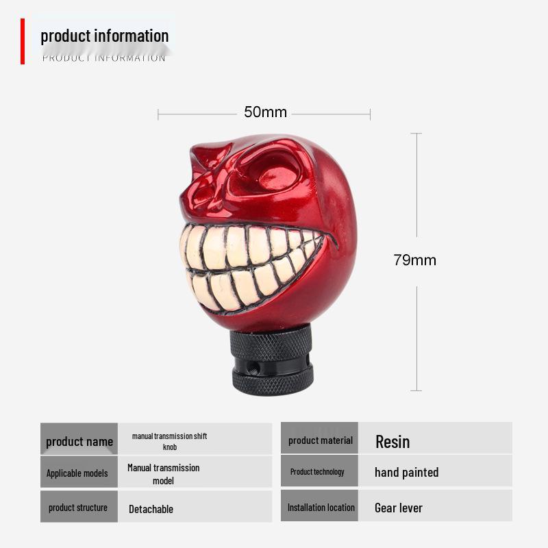 Big Tooth Monster Gear Shift Knob for Manual Transmission Cars