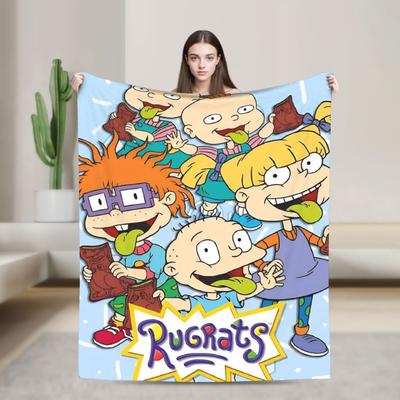 Rugrats Chuckie Finster Blanket Super Soft Funny Plush Throw Blanket For Bedroom Camping Flannel Bedspread Bed Cover