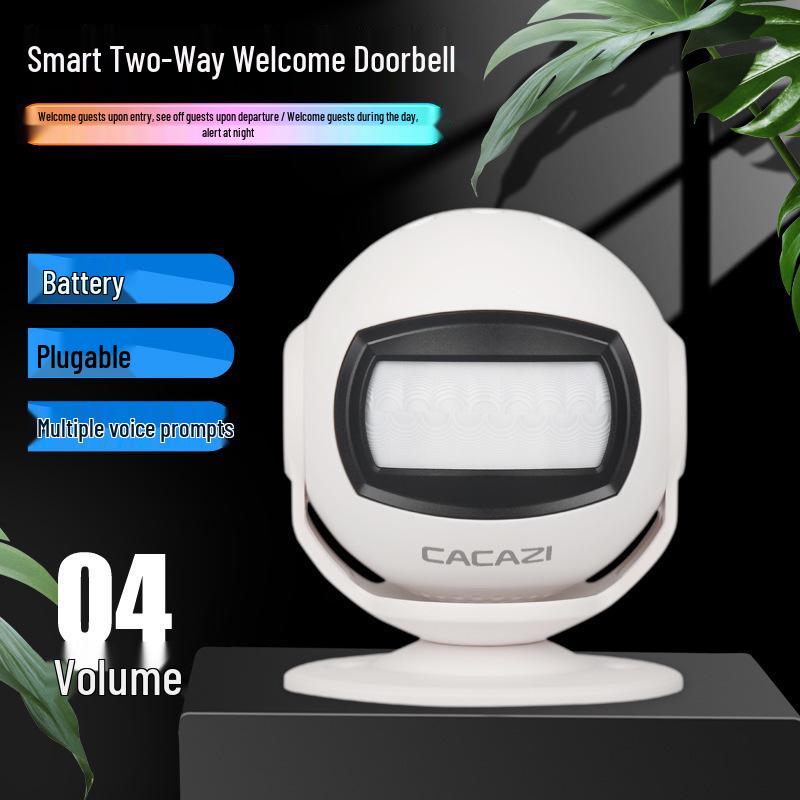 Two-Way Infrared Door Entry Sensor with Voice Prompt for Shops and Supermarkets Two-way Single Sensor