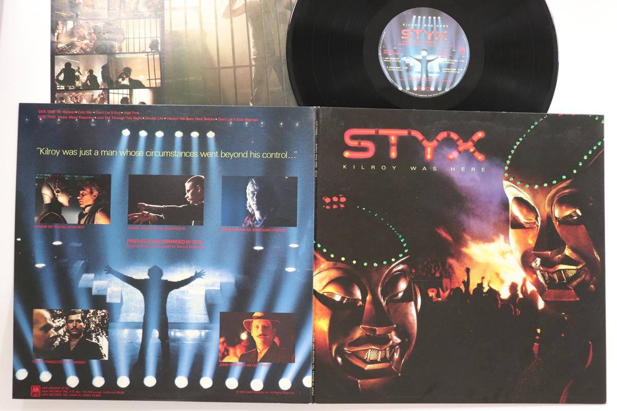 

LP Record STYX - Kilroy Was Here AMP28068 A&M 1983 Japan Rock Used
