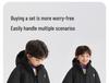European Boys' Warm Waterproof Cotton Jacket - Winter 2025 Collection for Toddlers & Children