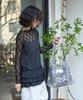 The Green Lab Leopard Print In-Pocket Shoulder Bag [Ash Grey]