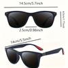 Men/Women Driving Retro Square Sunglasses StyleUV400 Shades