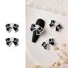 10Pcs Nail Bowknot Decors Anti-drop Non-Fading Art Camellia DIY French Style