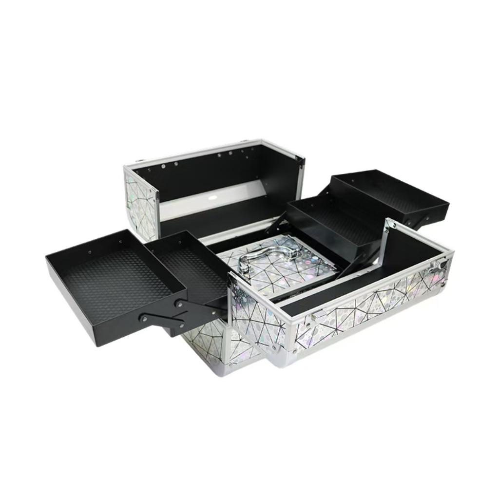 2-in-1 Professional Makeup & Nail Art Storage Case for On-Site Service