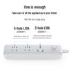 Ugreen 16A High Power AC Power Strip with 3 Outlets CN plug (adapter included)