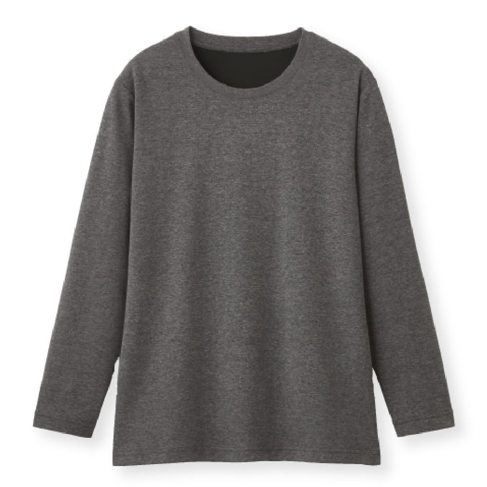 Servan Recovery Care Long Sleeve Heather Size L Women's Shirt, Gray,